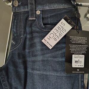 True Religion Indigo Blue Men's Denim Jeans with Tags